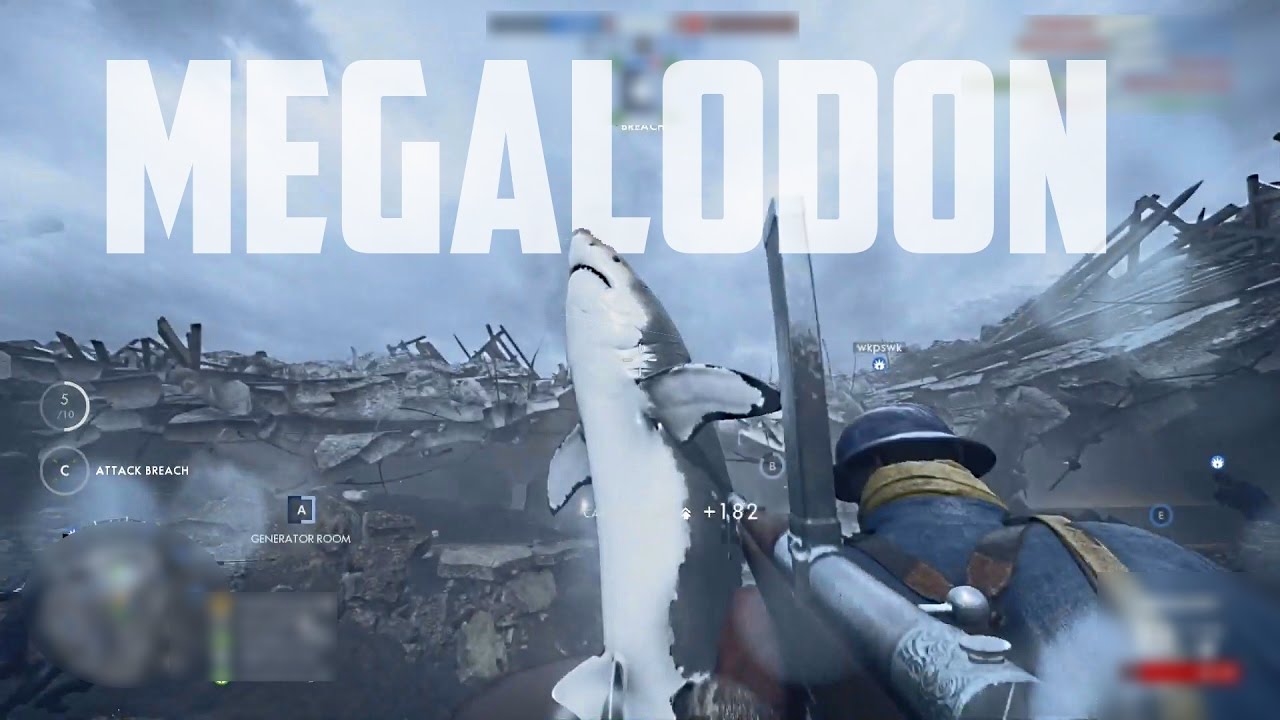 How To Trigger The Megalodon In Battlefield 1 | Battlefield 1 Shark Easter Egg