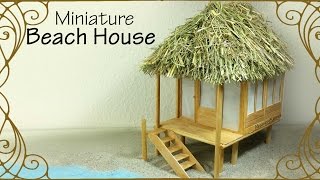 Miniature Beach house - Dollhouse Tutorial