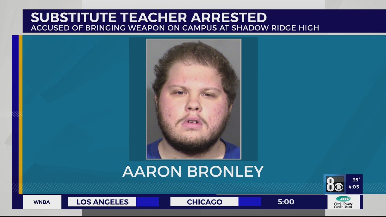 CCSD substitute teacher arrested for bringing weapon to school - YouTube