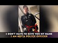Security Guard Tried Acting Like A Cop Opened His Car Door And Threatened To Detain Him