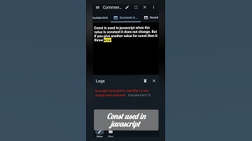 Const used in javascript | How to used Const in javascript #javascript #javaprogramming