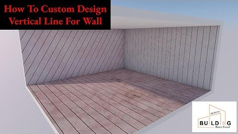 How To Custom a vertical lines texture for wall In Archicad
