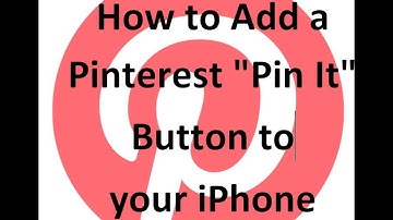 How to add a the Pinterest Pin It button to your iPhone