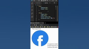 I re-created the Facebook Logo in CSS!