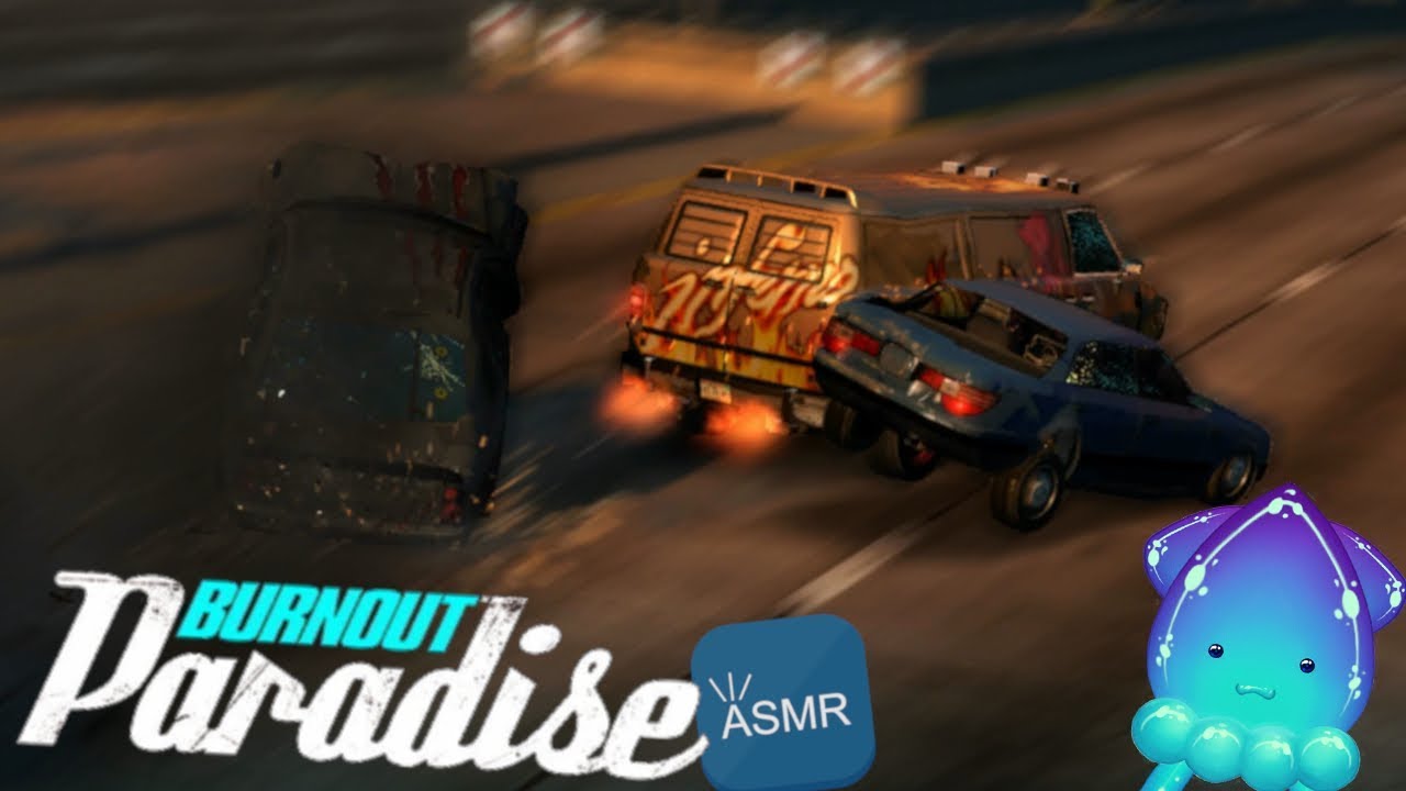 HUNTER BRT OVAL CHAMP CAR ASMR! - Burnout Paradise (Gameplay ASMR) - GSG