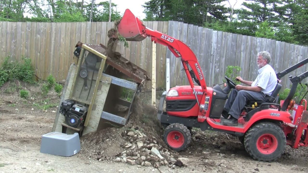 Homemade Soil Screener/Sifter Screening