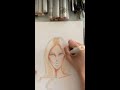 Tutoriel dillustration de mode dessiner des visages de mode avec des marqueurs