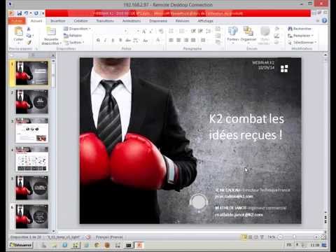 Webinar 18/09/14 - K2 combat les idées reçues - Idée N°1