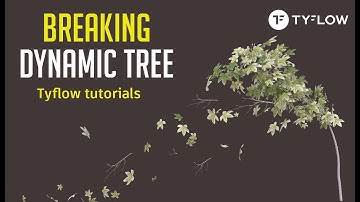 BREAKING DYNAMIC TREE + LEAFE  -TYFLOW TUTORIAL Scene File Included
