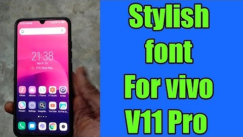 STYLISH FONT FOR VIVO V11 PRO