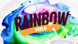 Magic Milk Rainbow Surface Tension Solutioninn