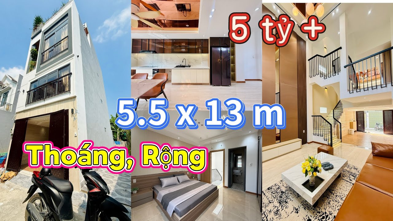 Nhà ngang 5.5m thoáng rộng đẹp chỉ 5 tỷ hơn #nhadepq12 #nhadatq12