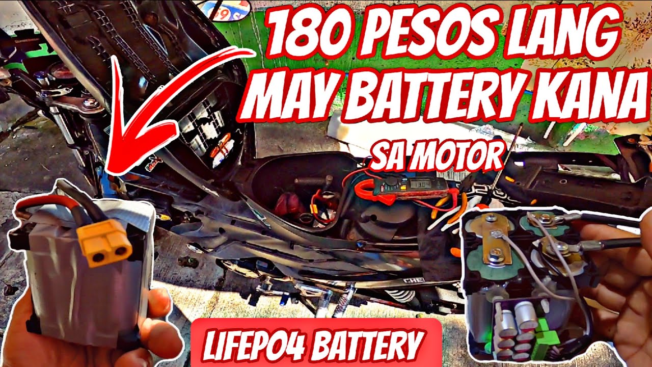 DIY BATTERY FOR MOTORCYCLE | motovlogph 