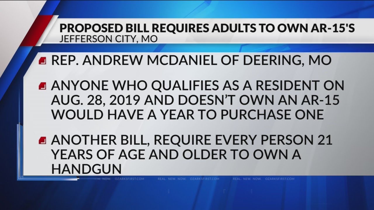 Missouri Lawmaker Introduces Bill That Would Require AR-15 ownership