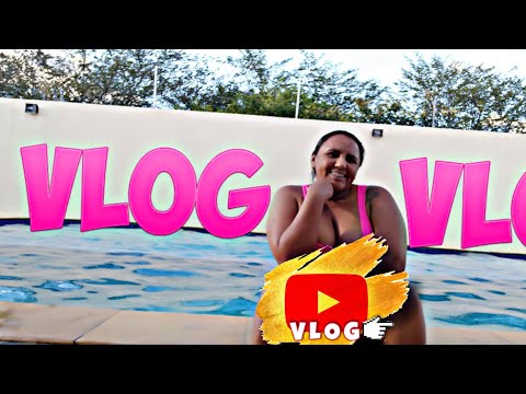 Vlog mostrando um pouco da minha tarde na piscina com amigos