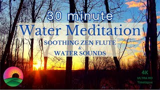 Wake Up Right: 30 Min Creekside Zen Meditation Music with Flute, Alpha Waves & 528Hz