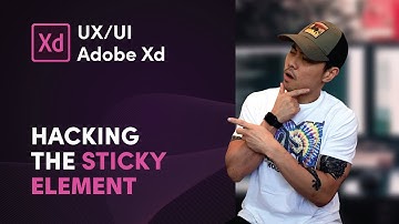 Faking the sticky element - Adobe Xd