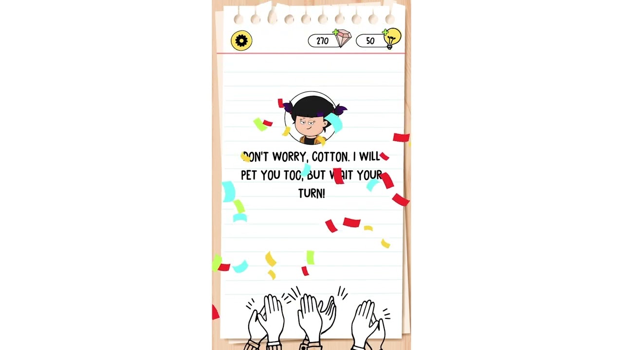 "I must please that cute cat" Brain Test 4 Level 45 Quick Guide