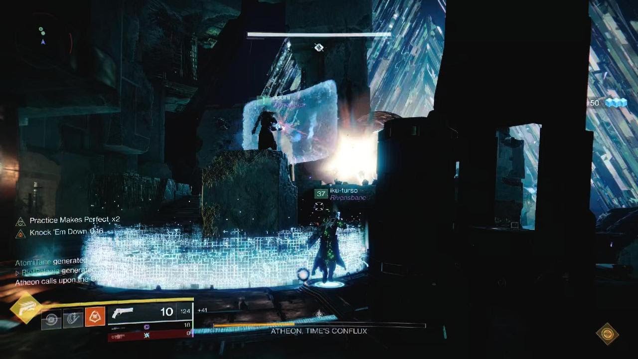 Destiny 2 Atheon fight - Vault of Glass raid. Hunter perspective.