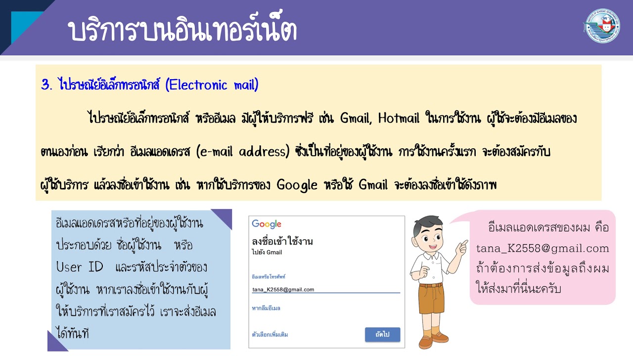 บริการพื้นฐานบนอินเตอร์เน็ต  2022 New  หน่วยที่ 2 บริการบนอินเทอร์เน็ต