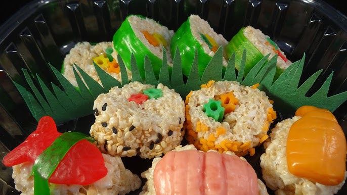 Rice Krispy Candy Sushi DIY – Sid & Rye Treats
