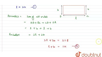 The length of a rectangular field is twice its breadth. If the\nperimeter of the field is 228 me...