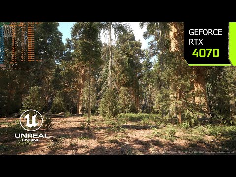 RTX 4070 Unreal Engine 5.1 Realistic Forest Tech Demo - How Good Can it Run Next-Gen Graphics?