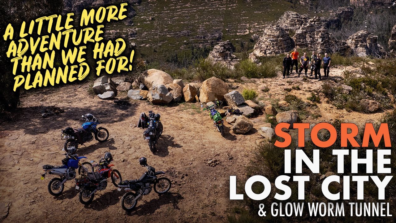 Затерянный город и туннель светящихся червей в Литгоу, Новый Южный Уэльс, приключения, конный спо...