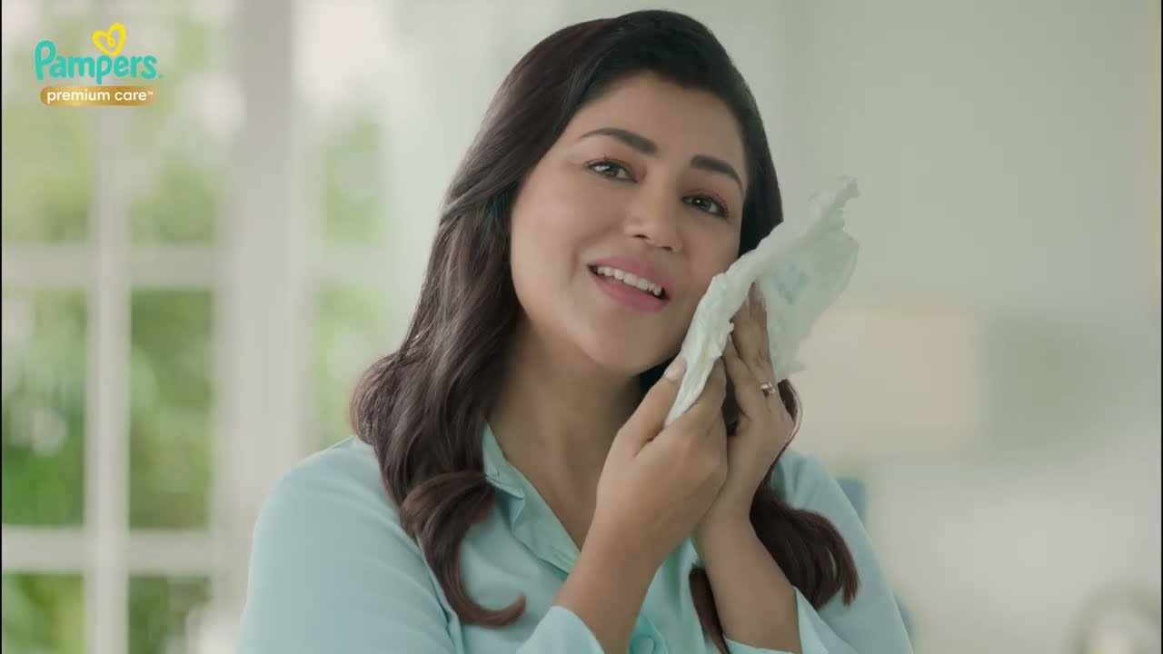 For Ultimate Cottony Softness, Debina & her li’l one approve only All New Pampers Premium Care.
