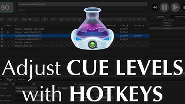QLab Workflow: Adjust levels with hotkeys!