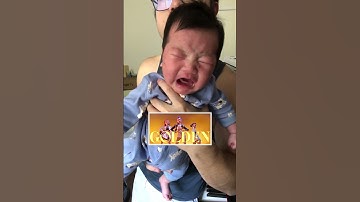 Golden Kpop Demon Hunters but it is my Baby Cries