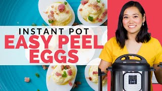 PERFECT Boiled Eggs in the INSTANT POT with EASYPEEL HACK