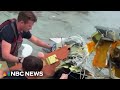 New video shows dramatic rescues after plane crash