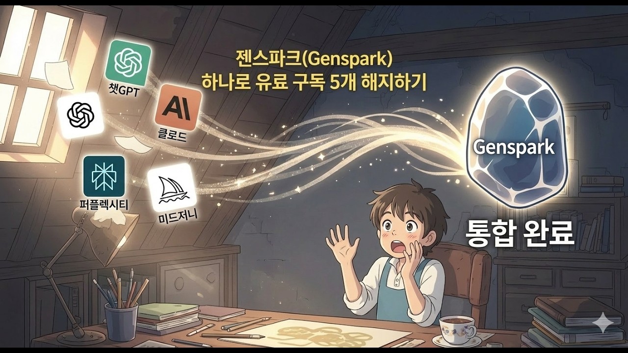 젠스파크(Genspark) 하나로 유료 구독 5개 해지하기