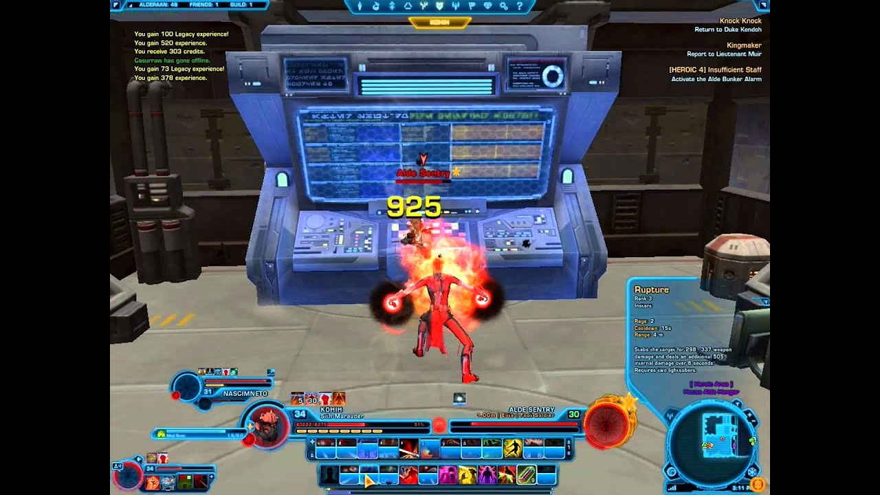 SWTOR - [HEROIC 4] Insufficient Staff - YouTube