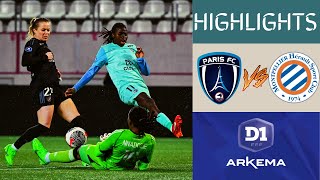 Paris FC vs Montpellier Women's Division 1 Highlights | Match Day 19