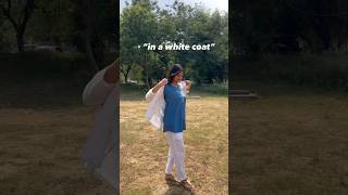 “just a girl…” ➝ “in a white coat”✨