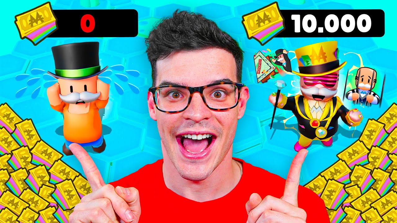 ¡Vencí a Stumble Guys con Monopoly! 😱