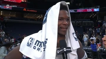 Anthony Edwards says he watched Michael Jordan videos before scoring 44 vs. Grizzlies | NBA on ESPN