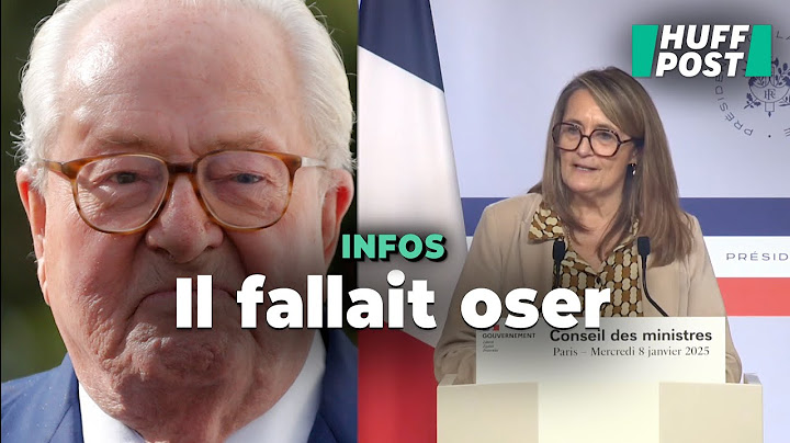 Mort de Jean-Marie Le Pen : face aux célébrations, Sophie Primas cite... Jean-Marie Le Pen
