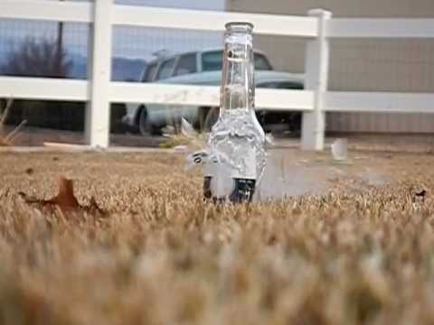 time warp glass bottle explosion
