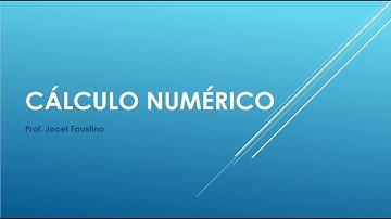Cal. Numérico - O método de Newton no Excel.