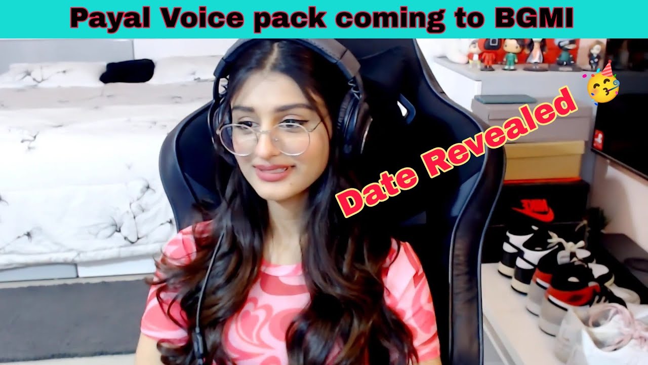 Payal Gaming Voice pack coming on BGMI | Payal Gaming excited? - YouTube