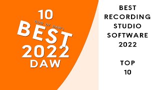 Best Recording studio software 2022 | Top 10 best DAW's