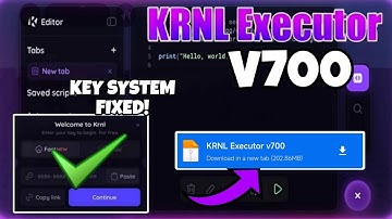Roblox KRNL Executor Mobile New Update V700 | krnl executor mobile 2025 tutorial Key System Fixed