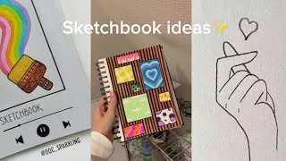 easy aesthetic sketchbook ideas ♥ TikTok compilation ♥ easy art ideas for when you’re bored