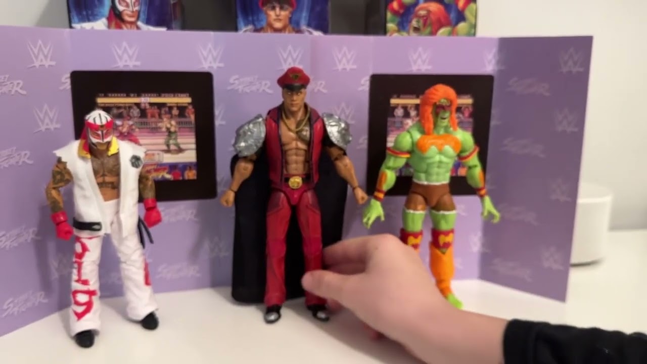 WWE Street Fighter action figure review 
