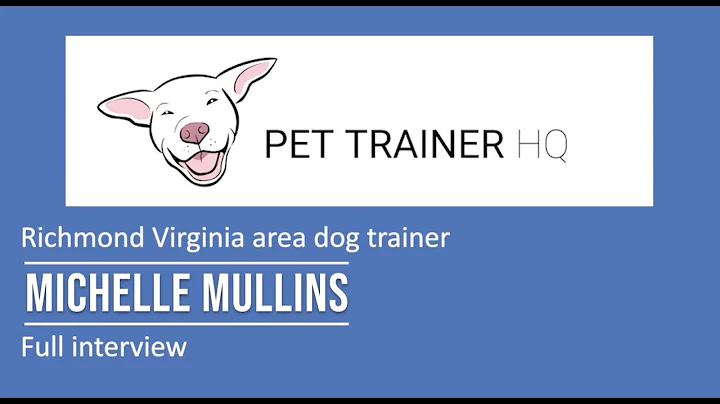Richmond Virginia dog trainer Michelle Mullins ful...