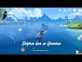 Dolphin dive in Genshin