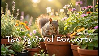 The Squirrel Concerto 🐿️🎻 | A Playful Backyard Symphony｜Water Deep【Note Pit Studio Official】